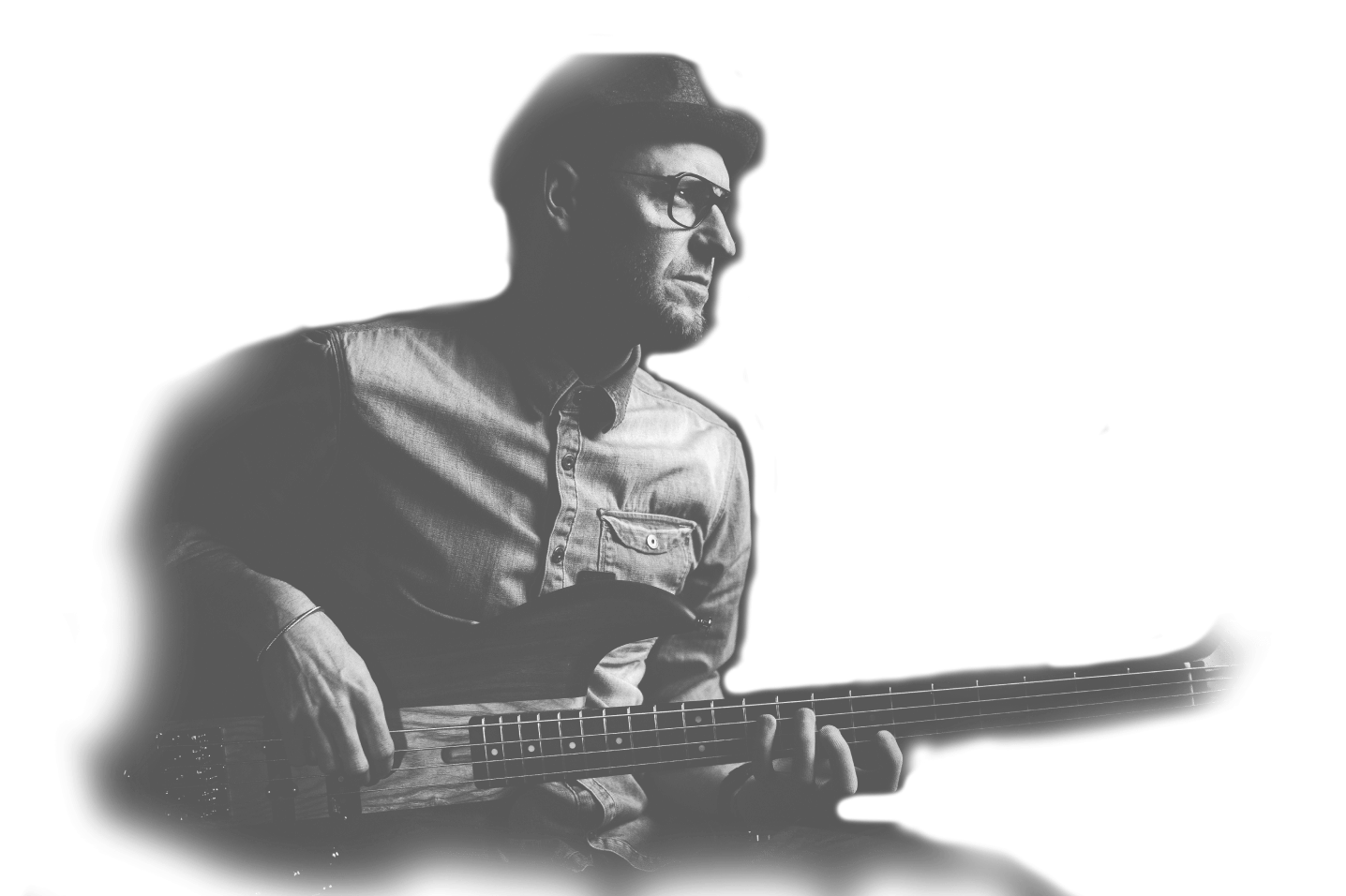 Scott Devine, playing Bass